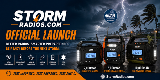 StormRadios.com Launches to Bring Better, More Affordable NOAA Emergency Weather Radios to American Families